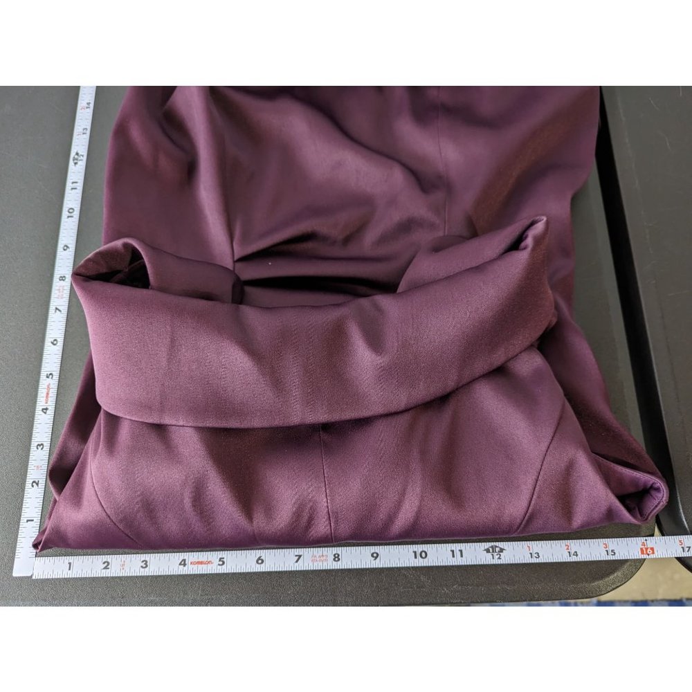 Evan Picone Women's Sleeveless Ruched Purple Dress Size 6 Office Career Date - Picture 9 of 9